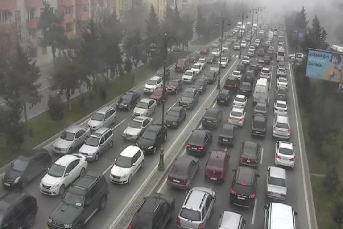 На этих дорогах Баку наблюдаются сильные пробки -СПИСОК 