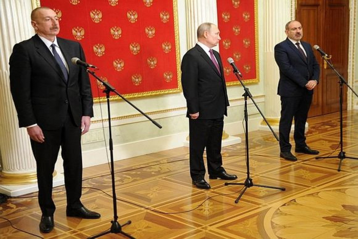 трёхстороняя встреча лидеров России, Азербайджана и Армении в Москве