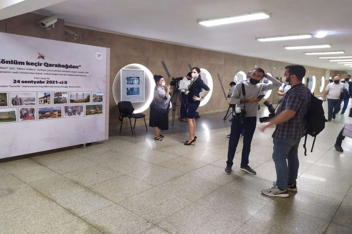 Пассажиры бакинского метро ознакомятся с живописными местами Карабаха-ФОТО 