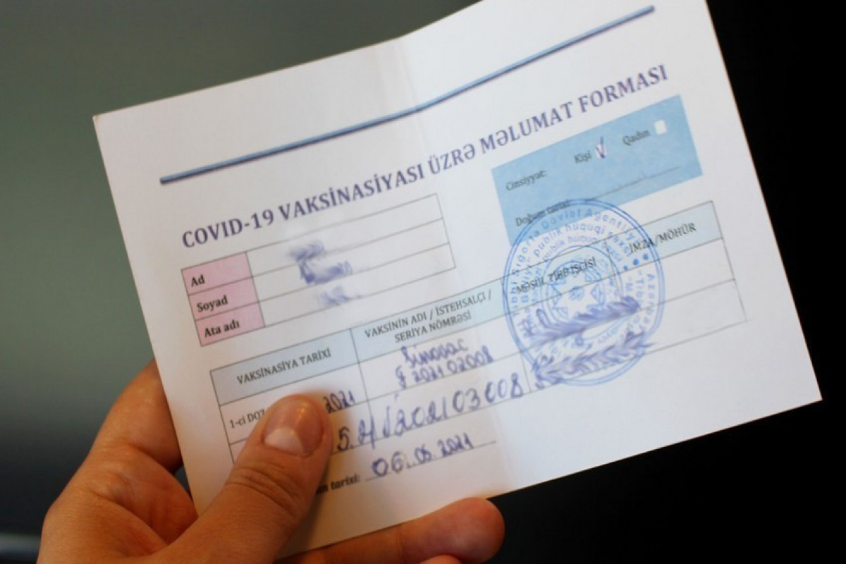 В Азербайджане лица, пользующиеся железнодорожным и автомобильным транспортом, будут обязаны иметь паспорт COVID