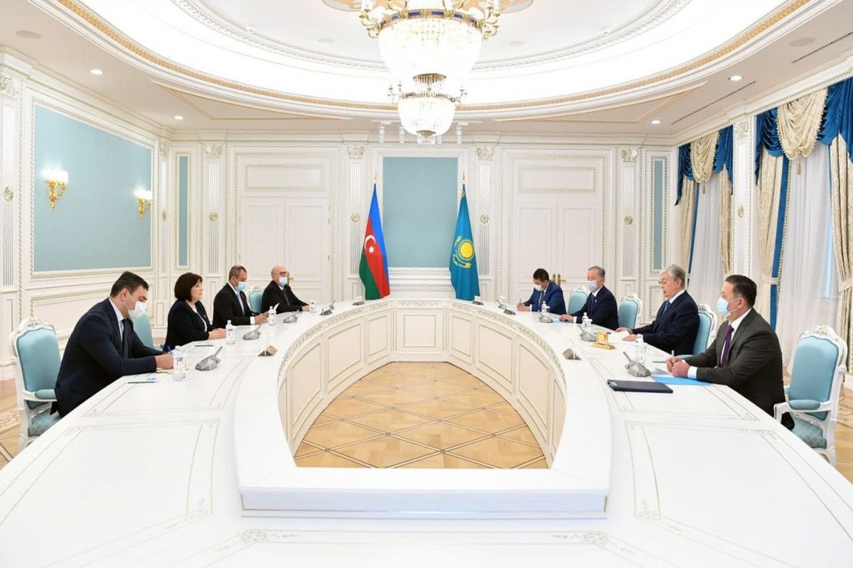 Сахиба Гафарова встретилась с президентом Казахстана
