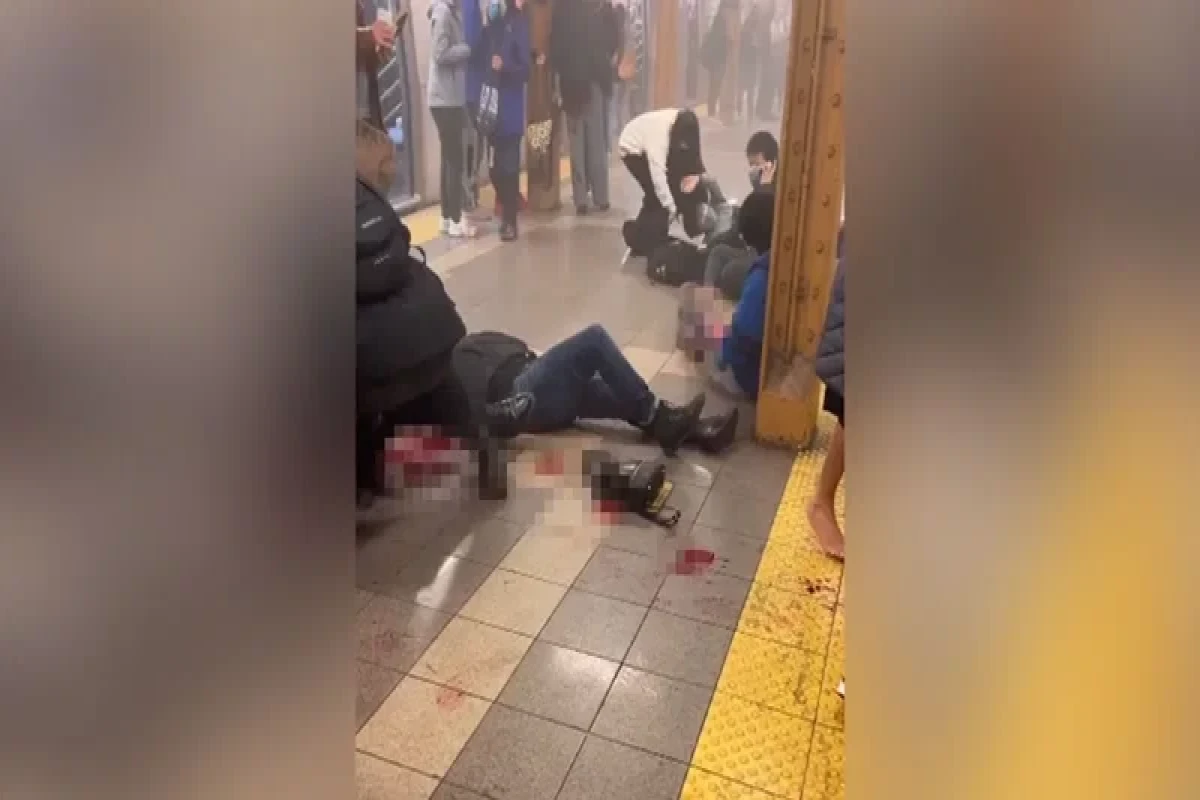 Число пострадавших при стрельбе в нью-йоркском метро возросло до 24-ВИДЕО 