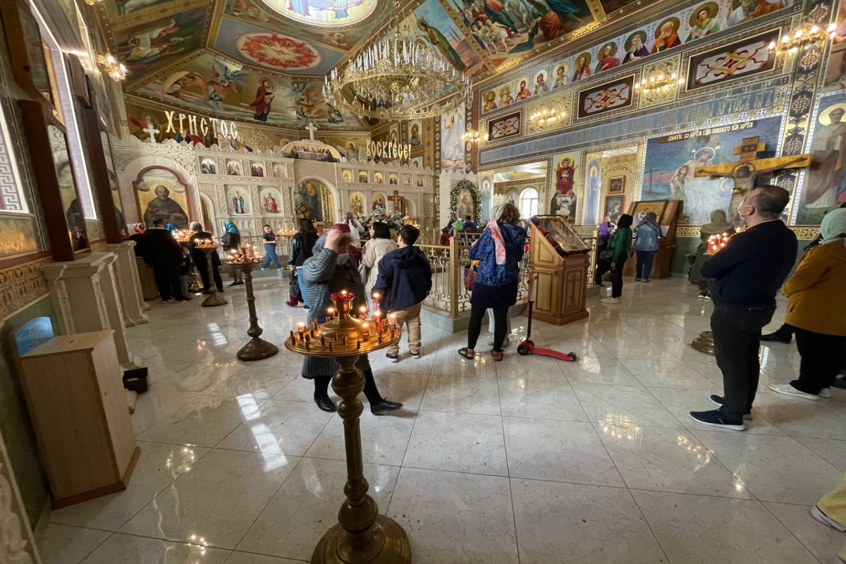 В Азербайджане православные отмечают Пасху -ФОТОСЕССИЯ -ВИДЕО 