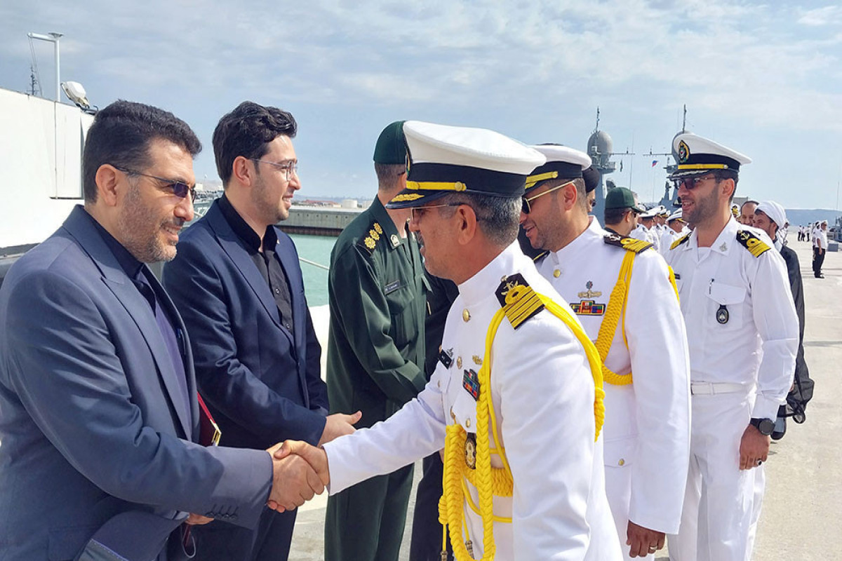В Баку прибыли иранские военные корабли-ФОТО 