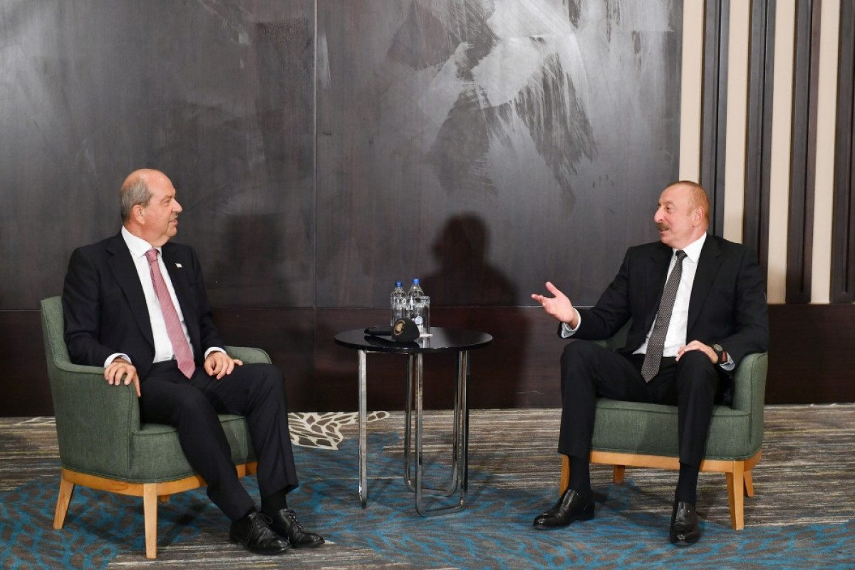 Ильхам Алиев принял президента Турецкой Республики Северного Кипра-ФОТО 