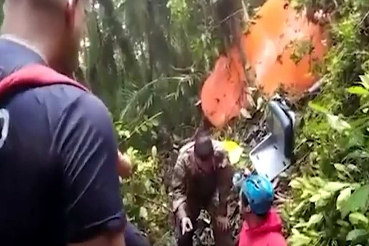 Кандидат в президенты Панамы снял на видео крушение своего вертолета-ВИДЕО 