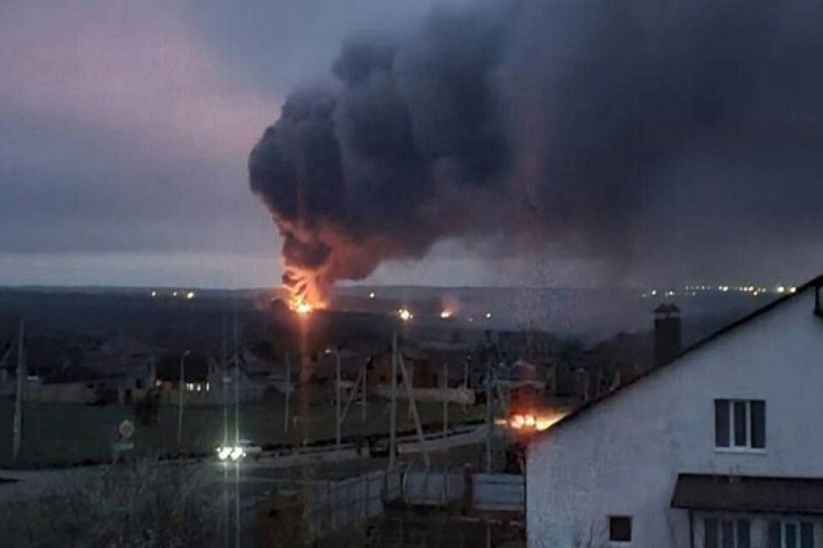 В России загорелся склад с боеприпасами