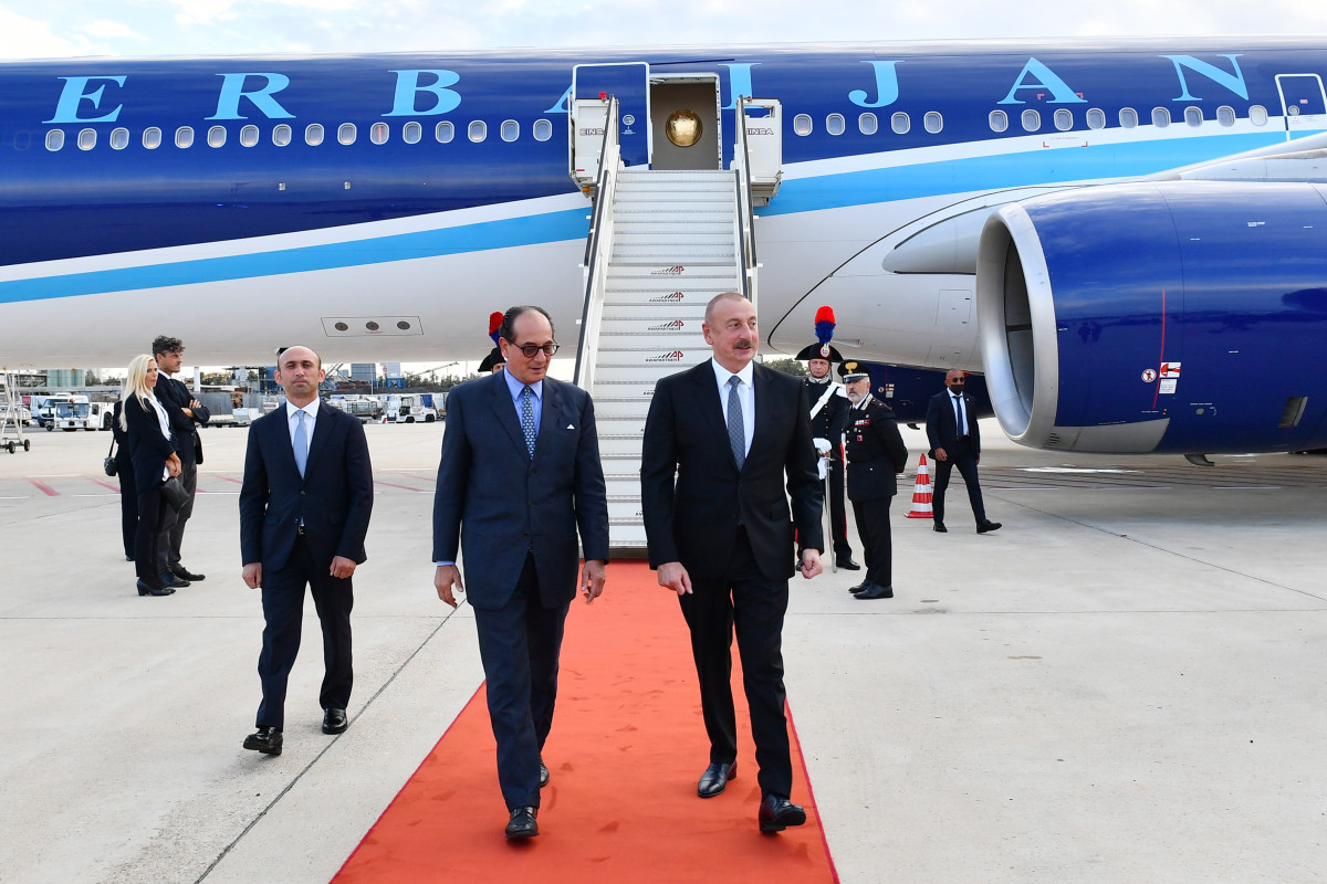 Президент Ильхам Алиев совершил рабочую поездку в Италию-ФОТО 