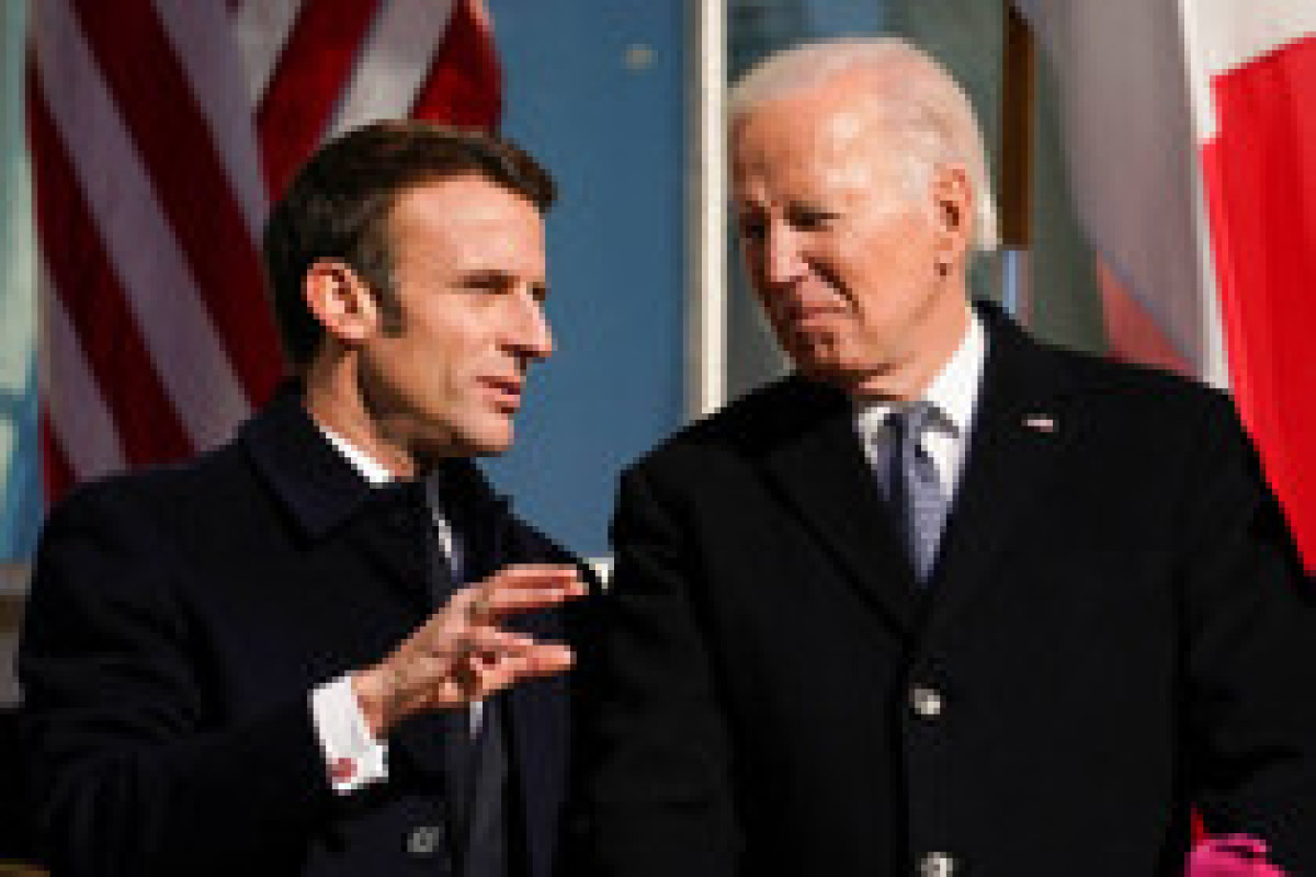 США и Франция продолжат помогать Украине сколько потребуется - Байден и Макрон выступили с совместным заявлением