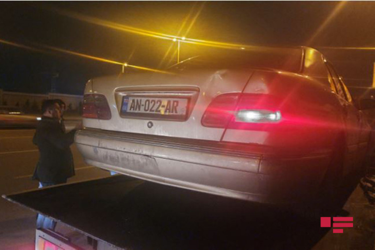 В Баку произошла цепная авария, есть пострадавший -ФОТО 