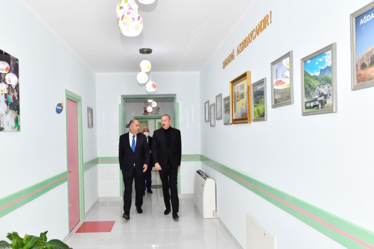 Президент Ильхам Алиев принял участие в открытии ряда объектов в Огузском районе 
-ОБНОВЛЕНО -ФОТО 