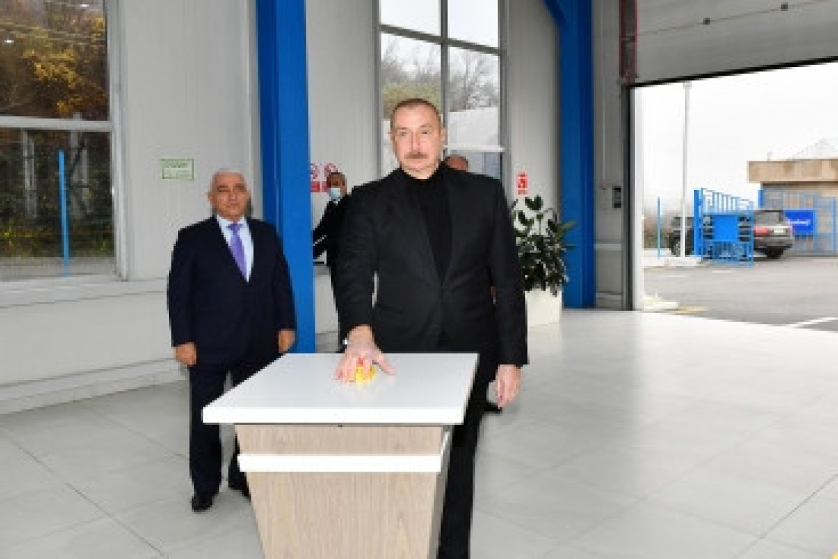 Президент Ильхам Алиев принял участие в открытии ряда объектов в Огузском районе 
-ОБНОВЛЕНО -ФОТО 
