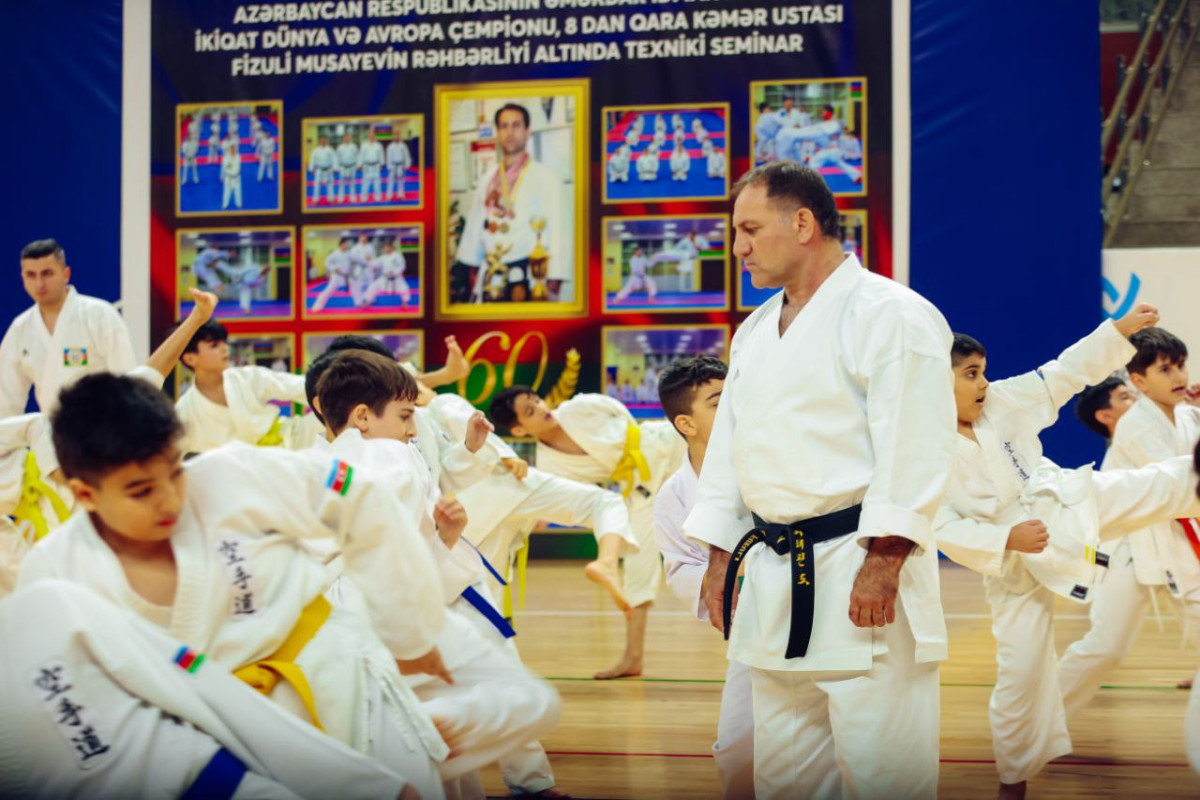 В спортивно-оздоровительном клубе МЧС Азербайджана состоялся семинар по каратэ-ФОТО 