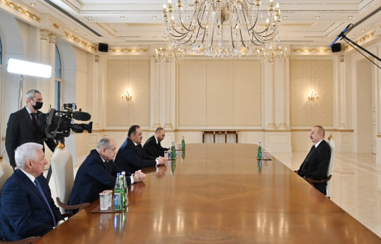 Президент Азербайджана принял главу Республики Дагестан
