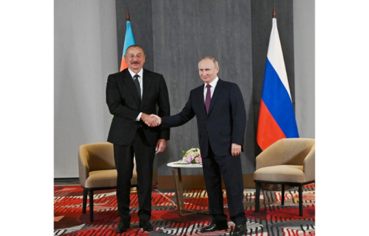 Ильхам Алиев, Владимир Путин