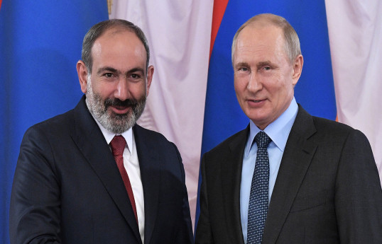 Путин и Пашинян обсудили реализацию трехсторонних договоренностей