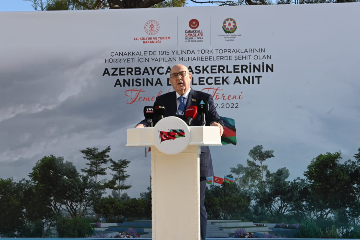 В Турции заложен фундамент памятника азербайджанским воинам-шехидам-ФОТО 