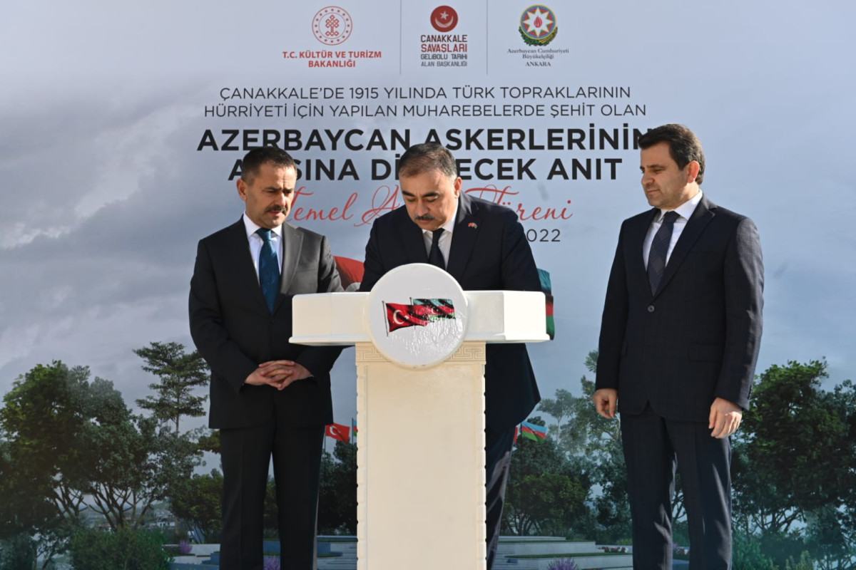 В Турции заложен фундамент памятника азербайджанским воинам-шехидам-ФОТО 