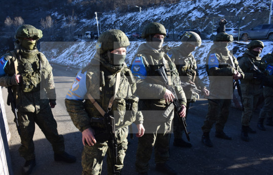 На Лачинской дороге создана возможность для проезда автомобиля снабжения российских миротворцев
