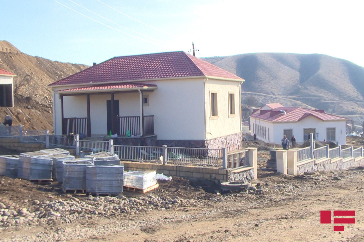 Завершается строительство домов в освобожденном селе Талыш Тертерского района-ФОТО 