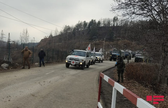 Отправившиеся сегодня в Ереван автомобили МККК вернулись в Ханкенди -ВИДЕО 