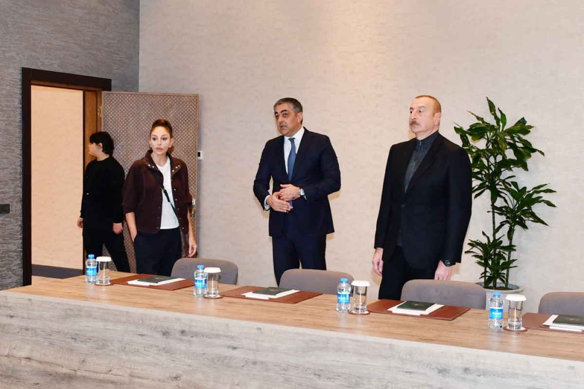 Президент Азербайджана и первая леди приняли участие в открытии комплекса отдыха «Шабран» -ФОТО 