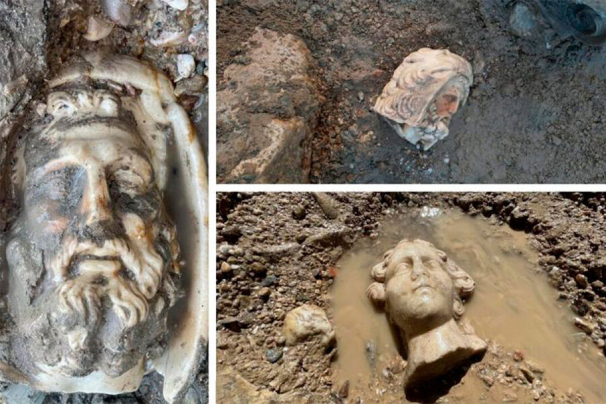 Турецкие археологи откопали головы греческих статуй богов - ИССЛЕДОВАНИЕ 