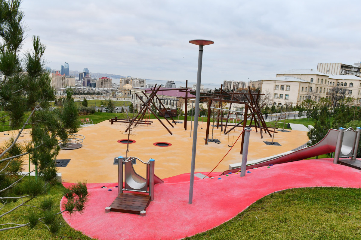 Ильхам Алиев принял участие в открытии второй части Центрального парка в Баку-ФОТО 