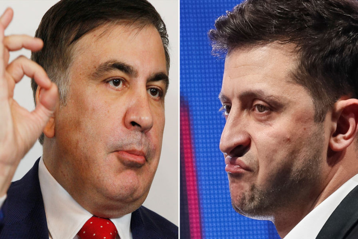 Михаил Саакашвили, Владимир Зеленский