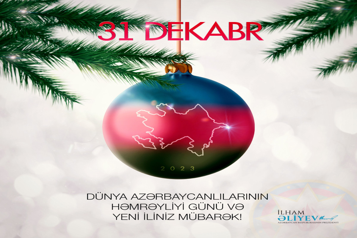 Ильхам Алиев поделился публикацией в связи с Днем солидарности азербайджанцев мира-ФОТО 
