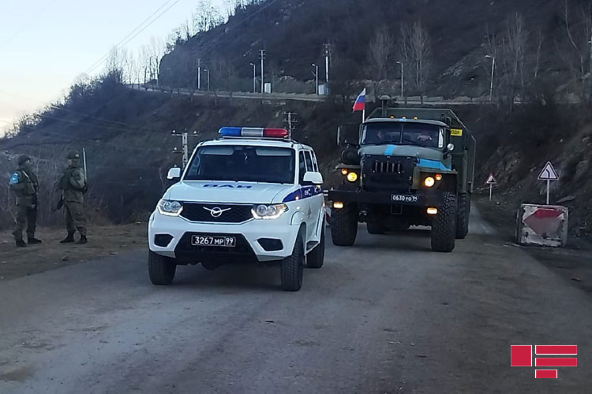 Через территорию проведения акции на дороге Лачин-Ханкенди проехали 11 автомобилей РМК-ОБНОВЛЕНО-1 