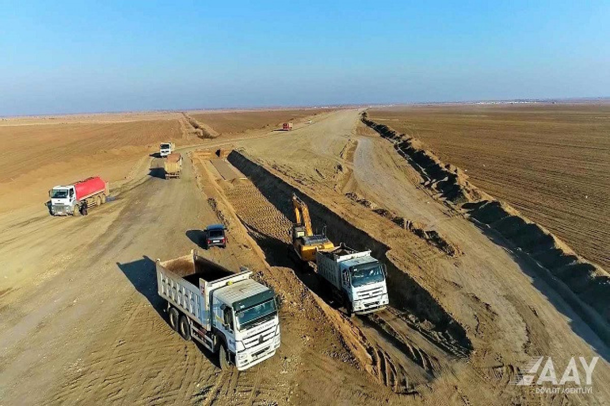 Начато строительство автомобильной дороги Агдам-Физули -ФОТО -ВИДЕО 