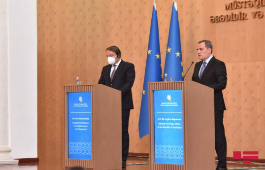 Глава МИД Азербайджана и Еврокомиссар о делимитации и демаркации границы с Арменией