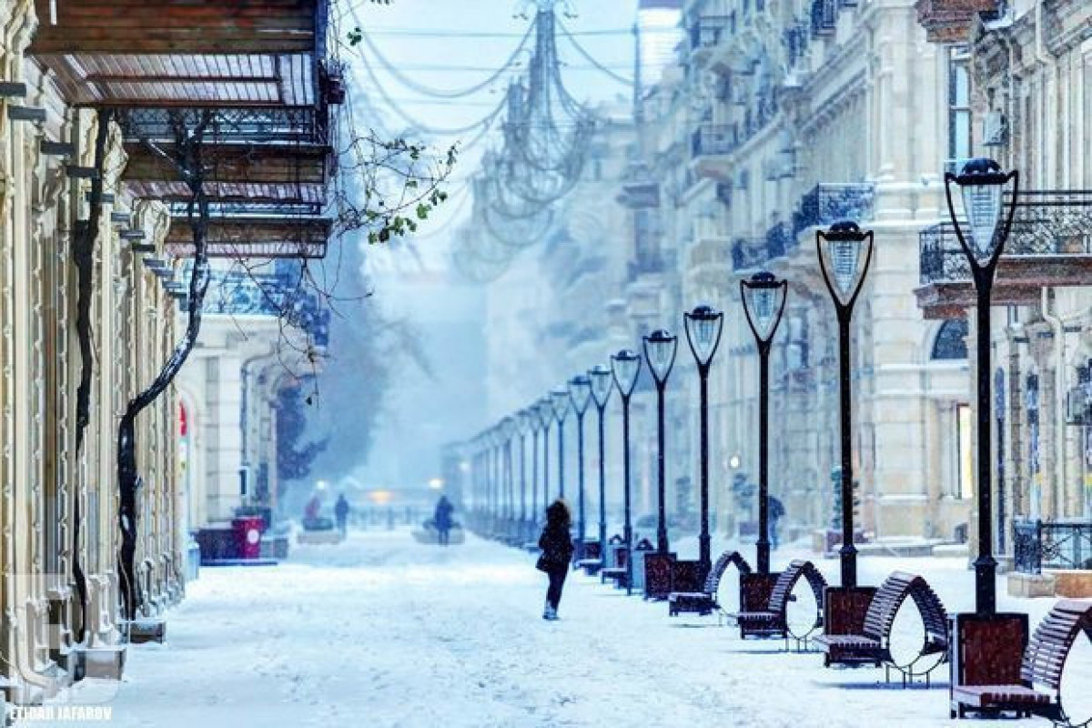 В Баку ожидается мокрый снег