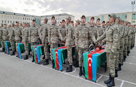 В Азербайджанской Армии состоялась церемония Военной присяги-ВИДЕО 