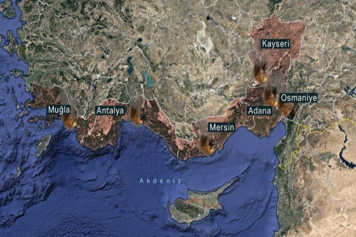 У побережья Турции произошло землетрясение магнитудой 5,2