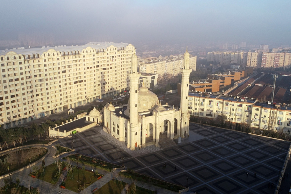 Ильхам Алиев и Мехрибан Алиева посетили новое здание мечети «Ханым Фатимейи Захра»-ФОТО 