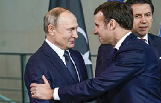 Владимир Путин, Эммануэль Макрон