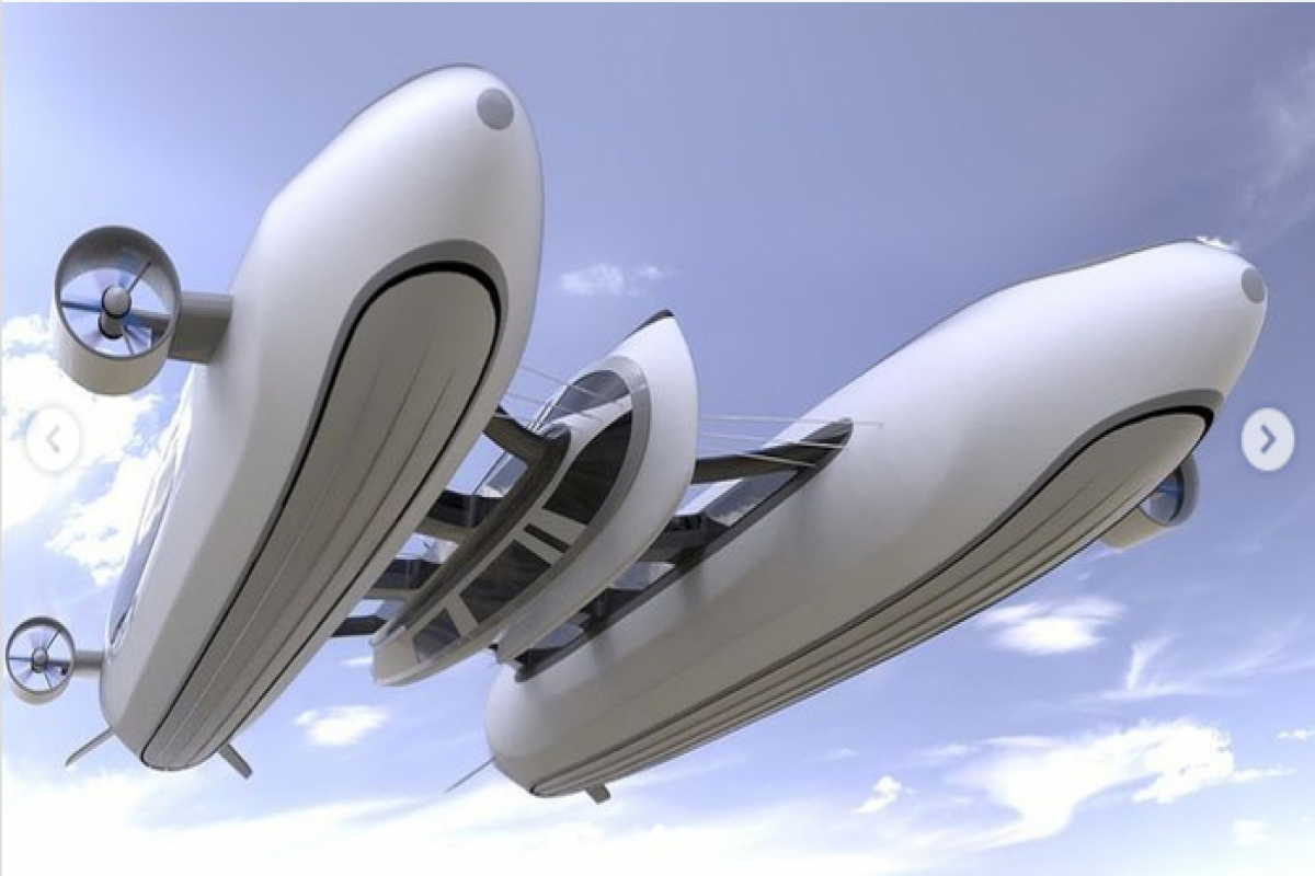 Компания Lazzarini показала концепт летающей яхты-ФОТО 