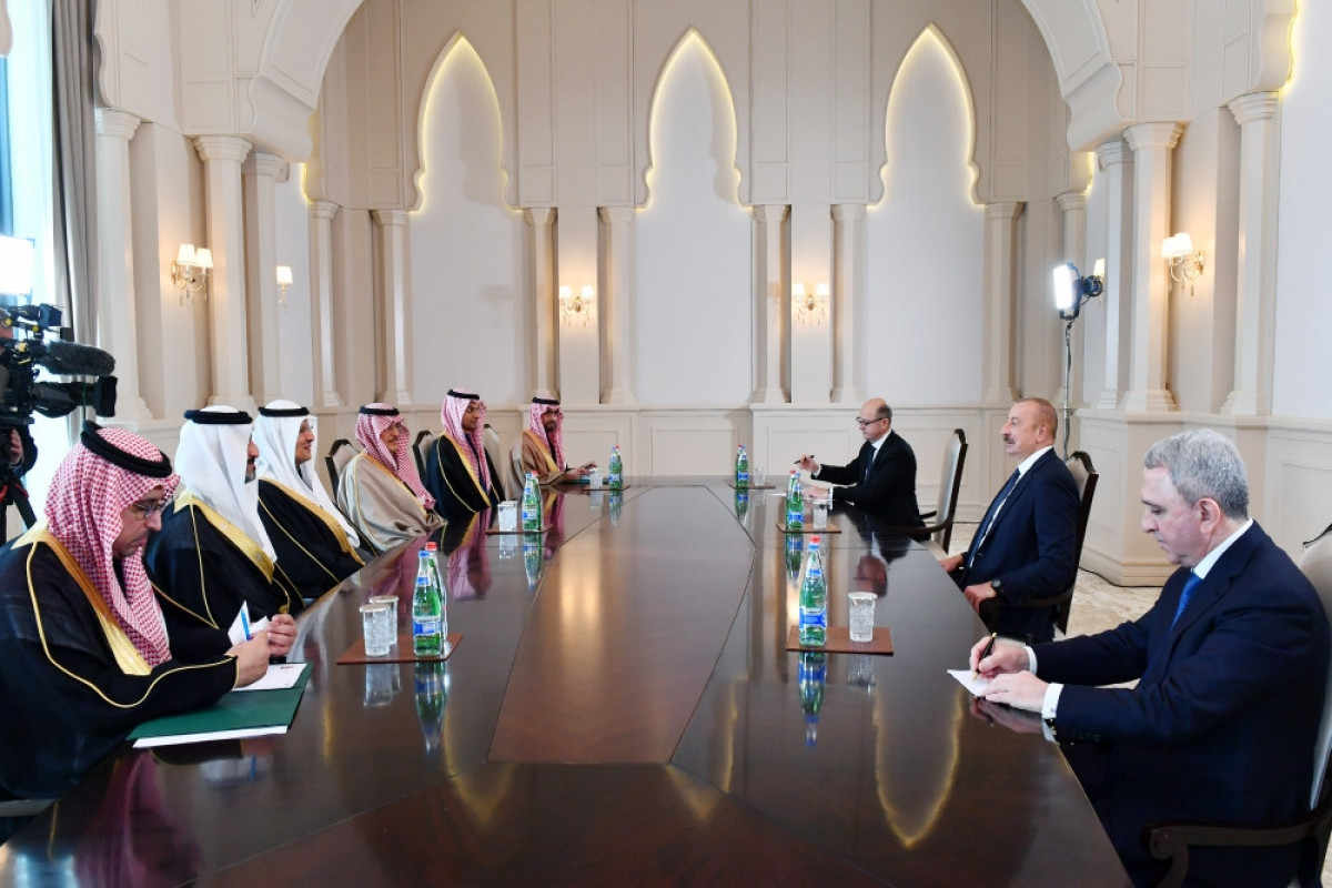 Ильхам Алиев принял делегацию Саудовской Аравии-ОБНОВЛЕНО 