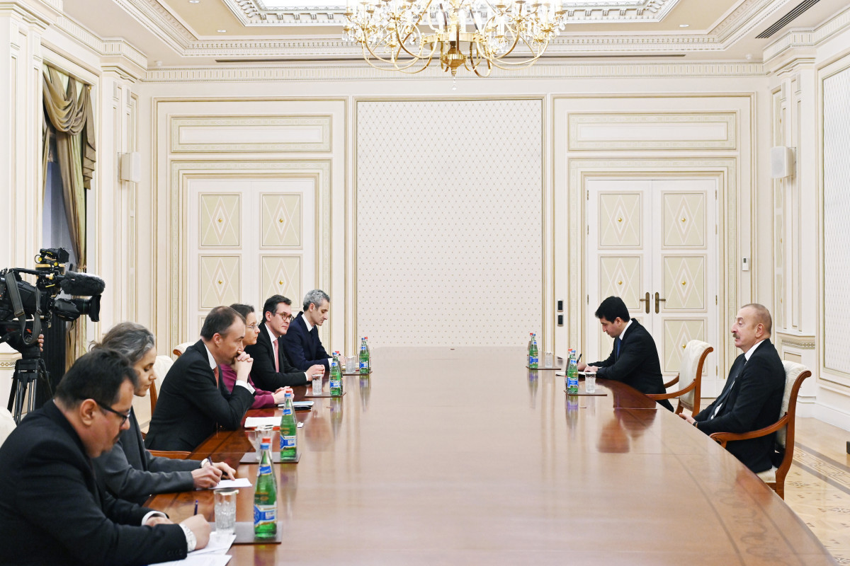Ильхам Алиев принял советника Кабинета Президента Франции и спецпредставителя ЕС