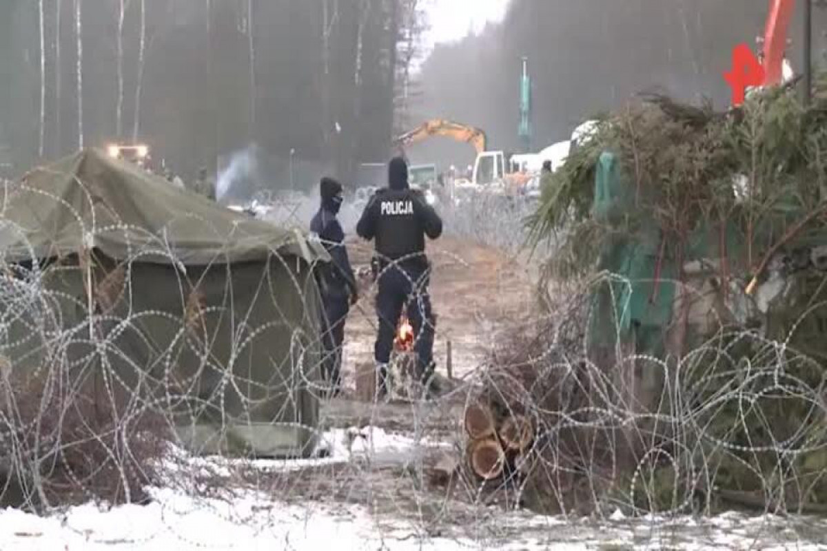 Стена от беженцев на границе Польши и Белоруссии протянется на 186 км-ВИДЕО 
