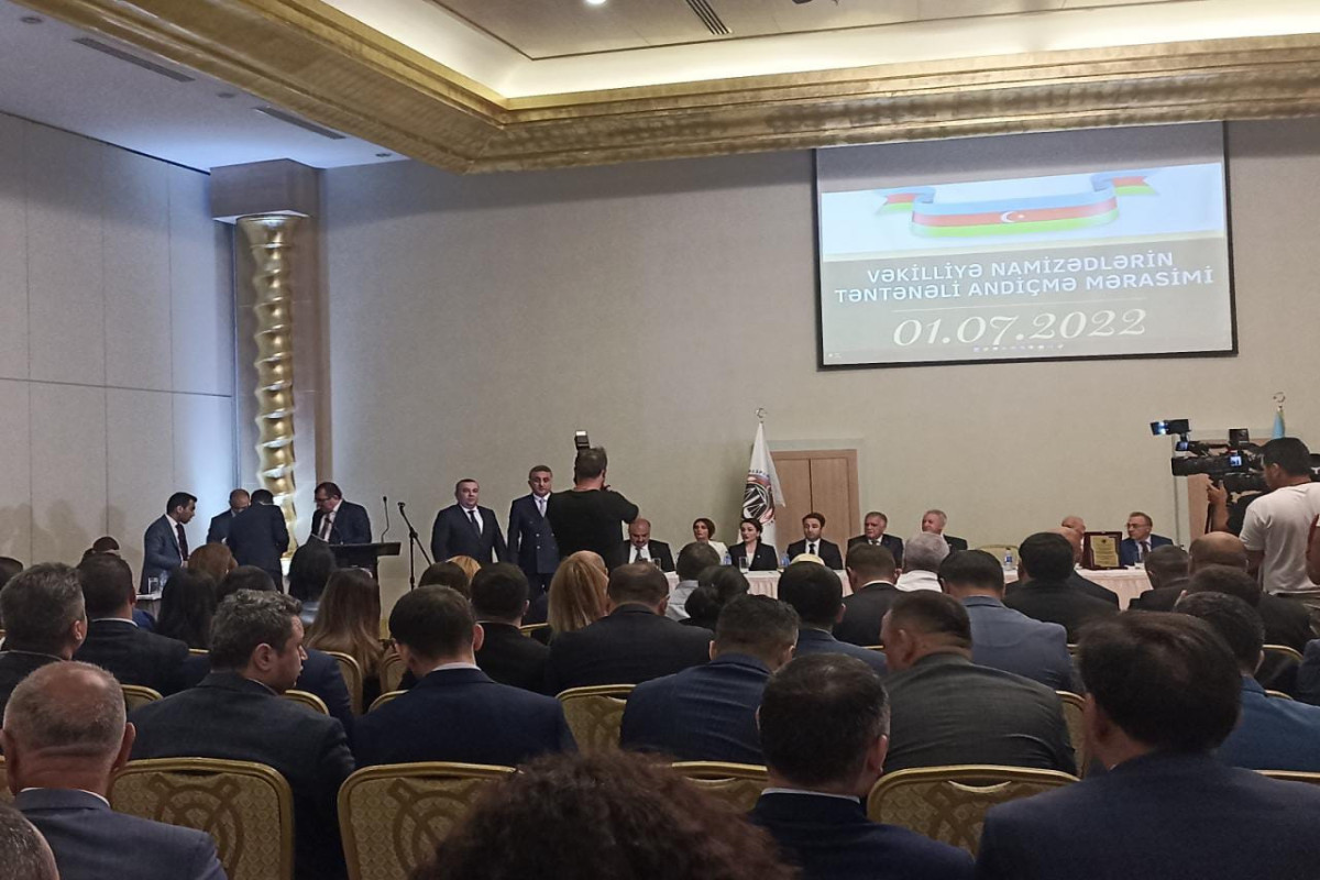 Состоялась церемония принесения присяги кандидатами в члены Коллегии адвокатов Азербайджана
