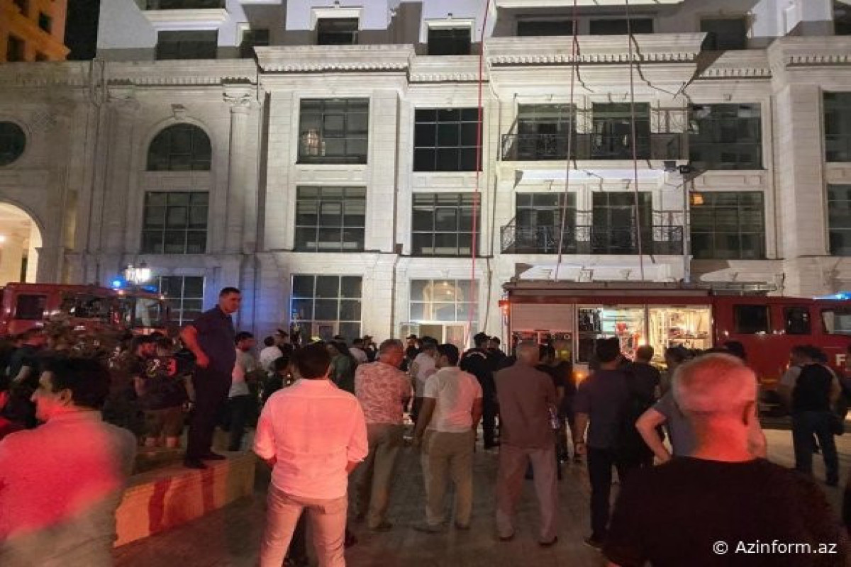TƏBİB распространил информацию о пострадавших при пожаре в ЖК «Mirvari park»