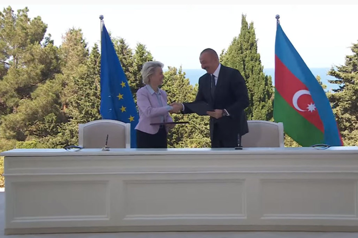 Азербайджан и Евросоюз подписали документ об энергетической безопасности