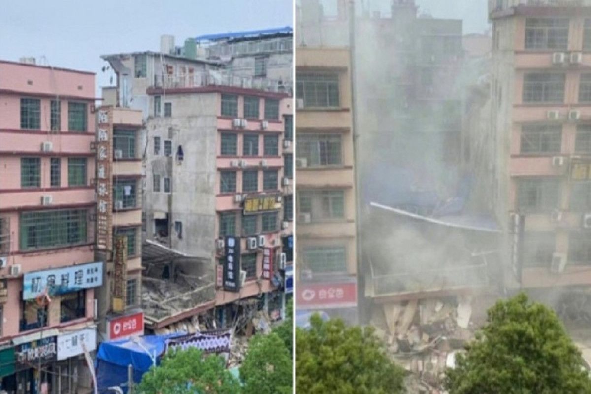 При взрыве газа в жилом доме на севере Китая пострадали восемь человек-ВИДЕО 