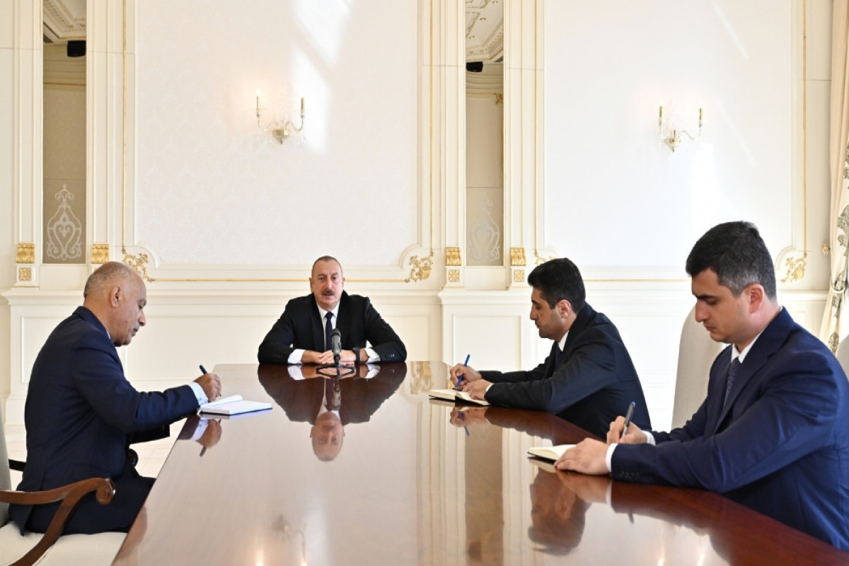 Ильхам Алиев встретился с новоназначенными главами ИВ Масаллинского, Лерикского и Гёйгёльского районов