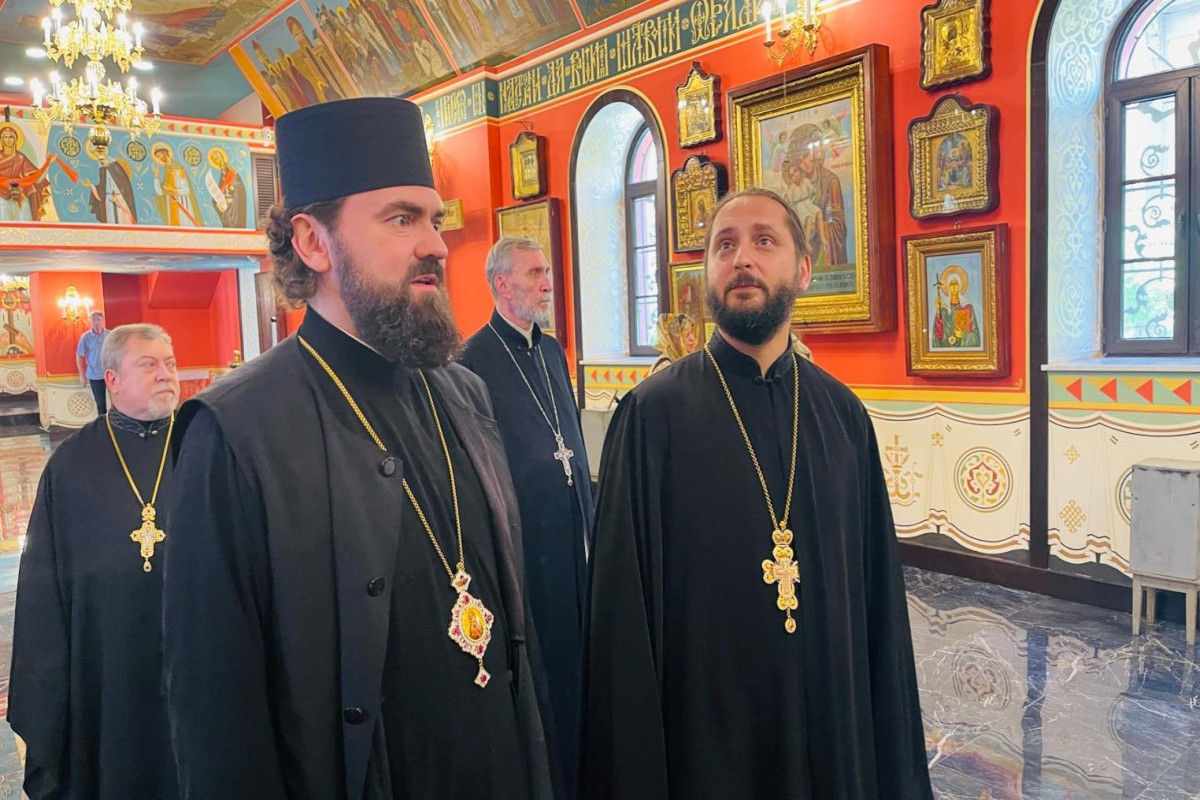 В Азербайджане с архипастырским визитом находится архиепископ Феофилакт -ФОТО 