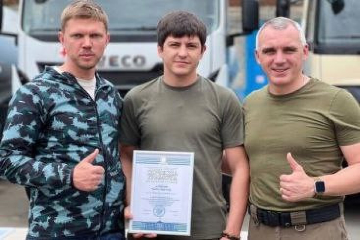 В Украине за оборону Николаева награждены местные азербайджанцы-ФОТО 