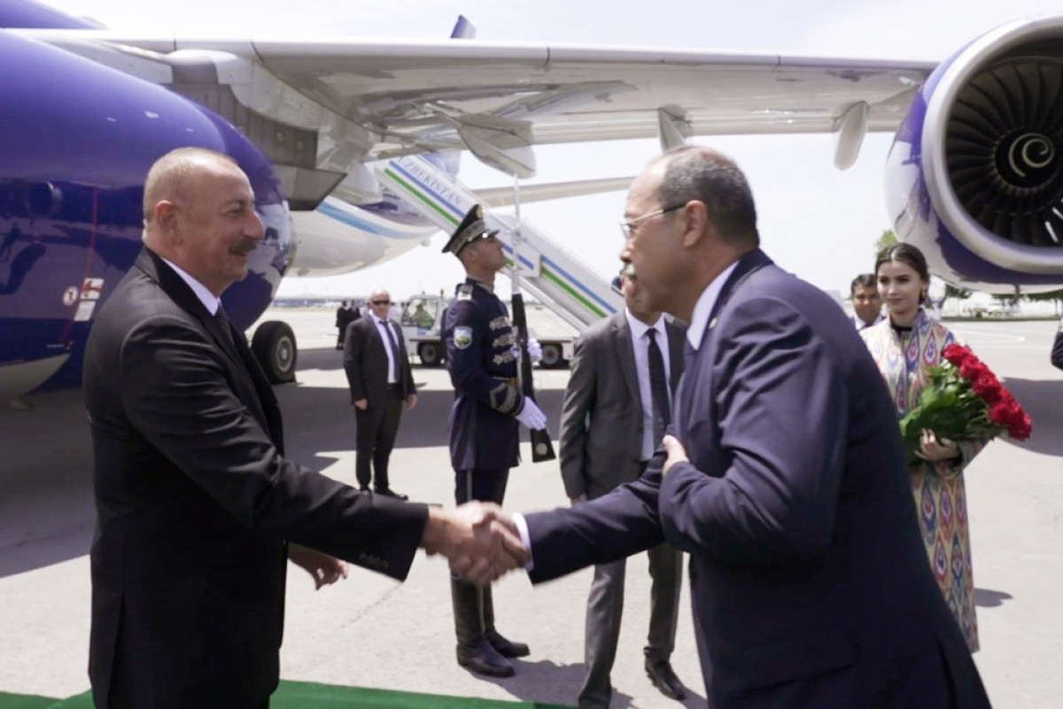 Ильхам Алиев находится с государственным визитом в Узбекистане-ФОТО 